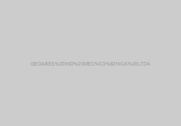 Logo GEDABES IND MECÂNICA LTDA